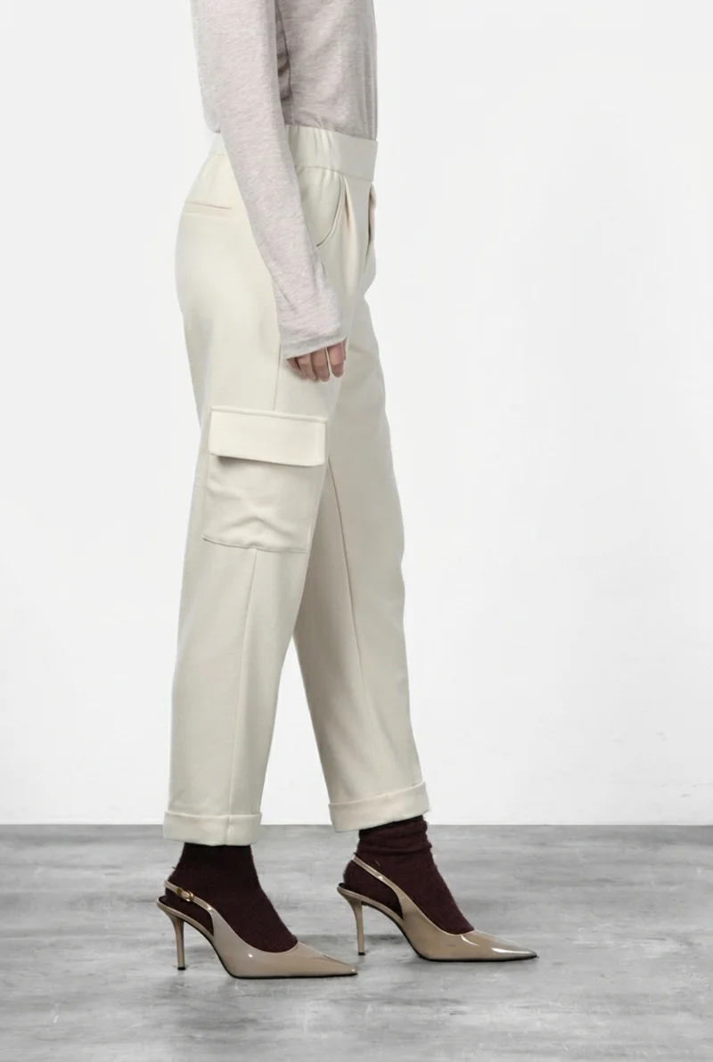 Chile Jogger pantalon cargo femme en jersey relaxed fit