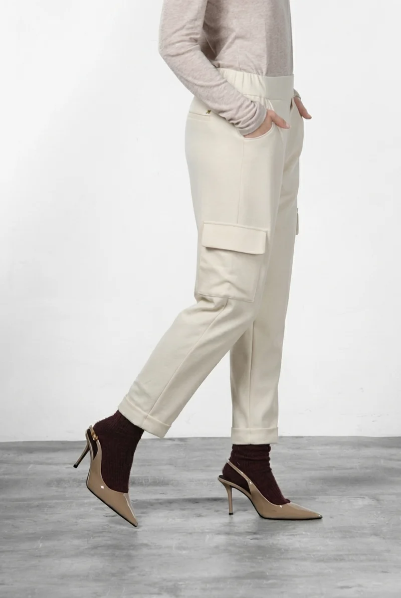 Chile Jogger pantalon cargo femme en jersey relaxed fit