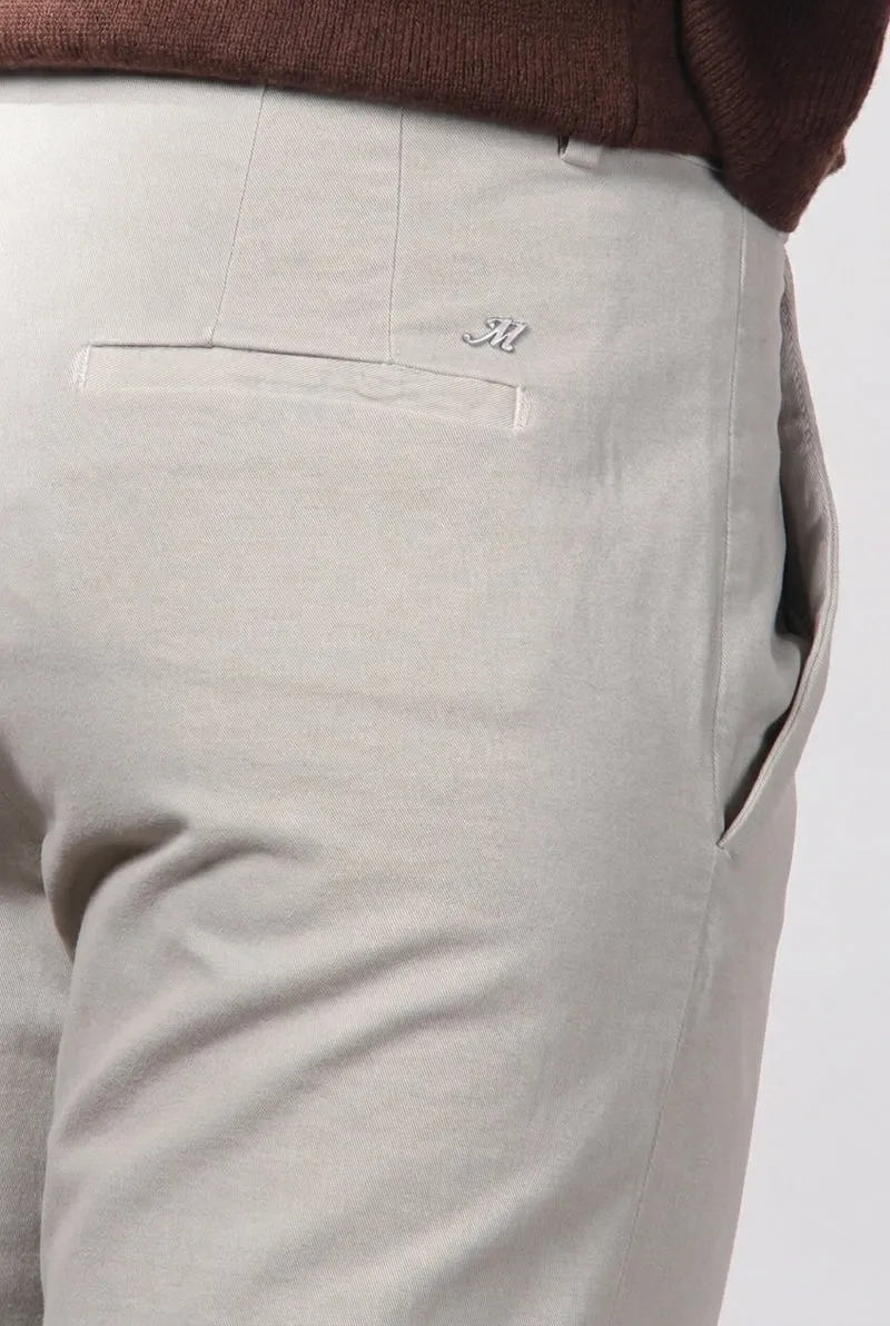 New York Carrot pantalon chino femme en gabardine de coton et laine carrot fit ①
