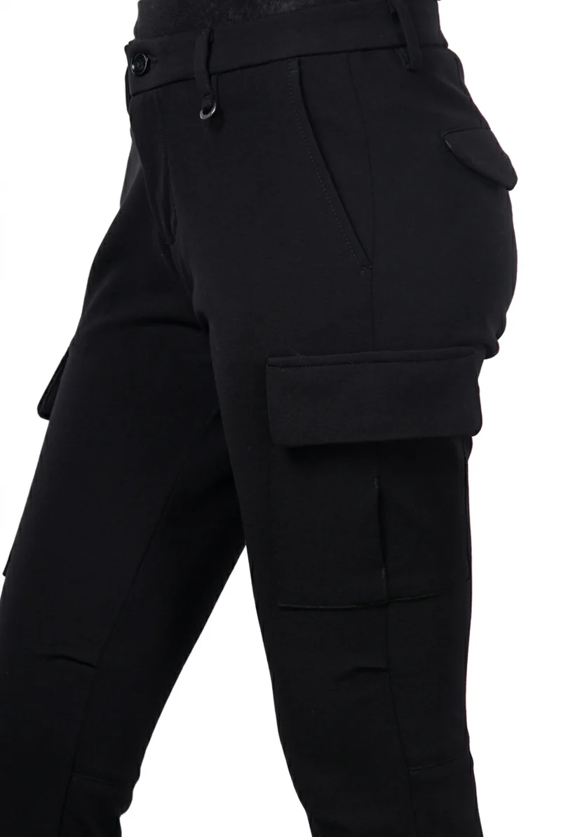 Chile City pantalon cargo femme en jersey technique slim fit