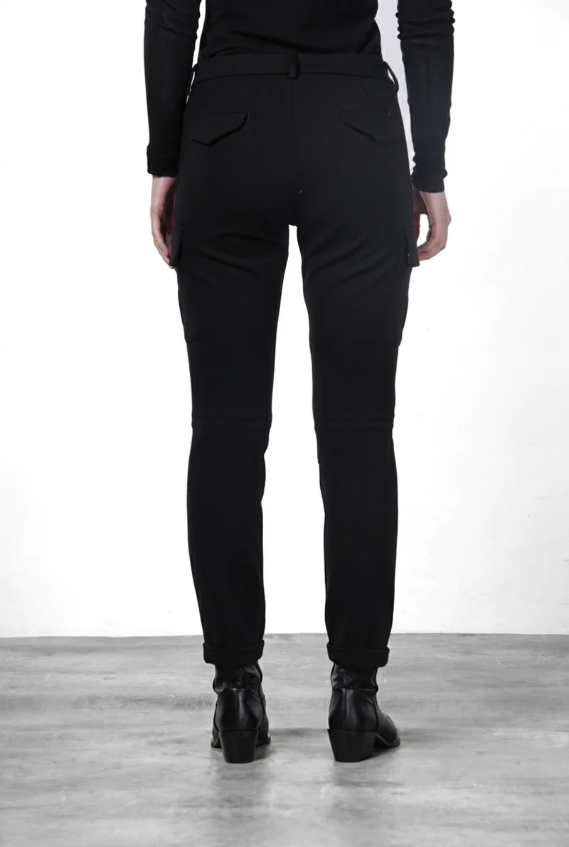 Chile City pantalon cargo femme en jersey technique slim fit