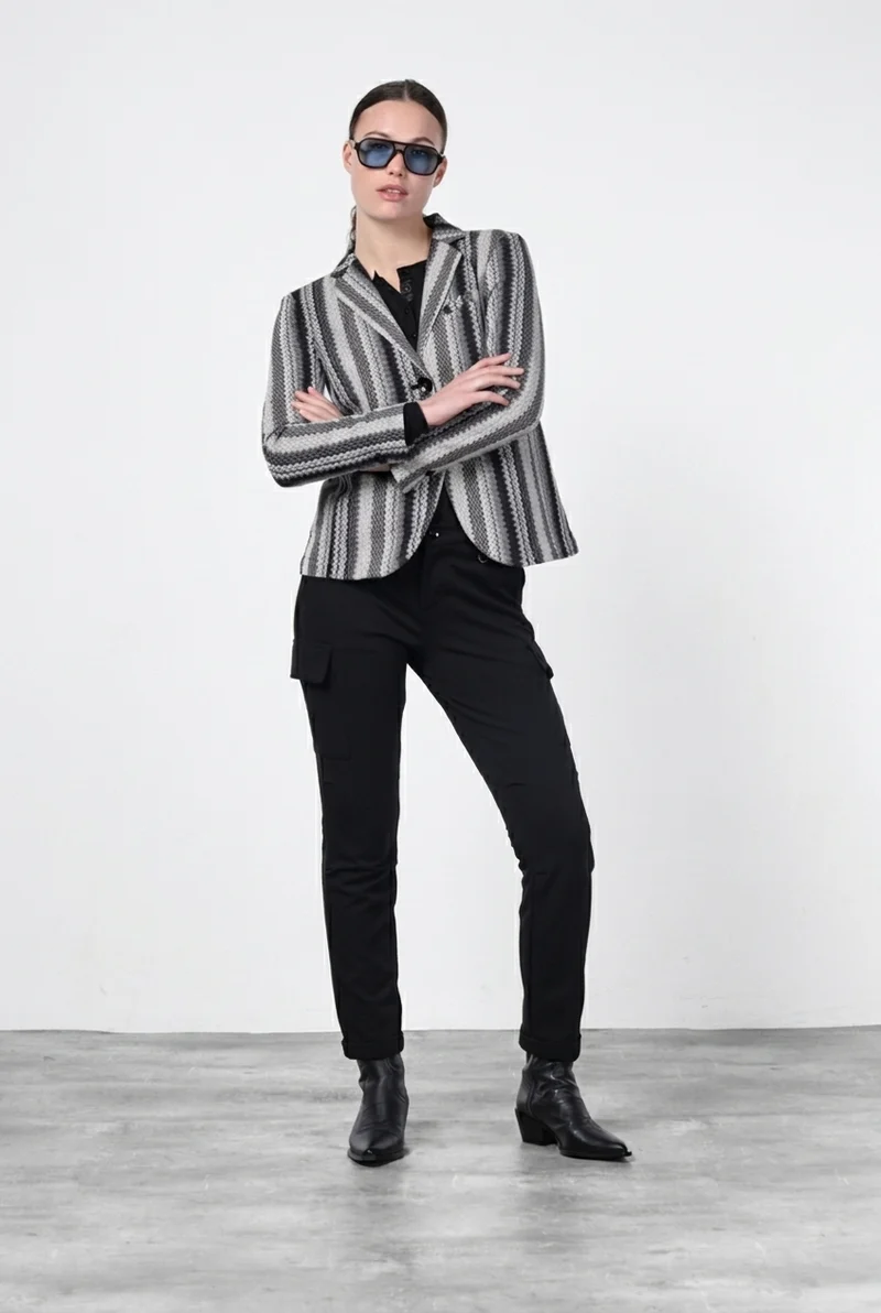 Chile City pantalon cargo femme en jersey technique slim fit