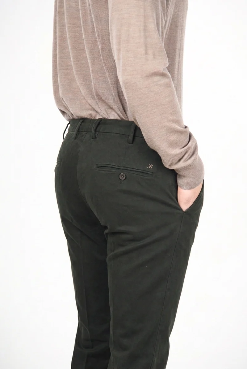 New York pantalon chino homme en gabardine stretch regular fit ①
