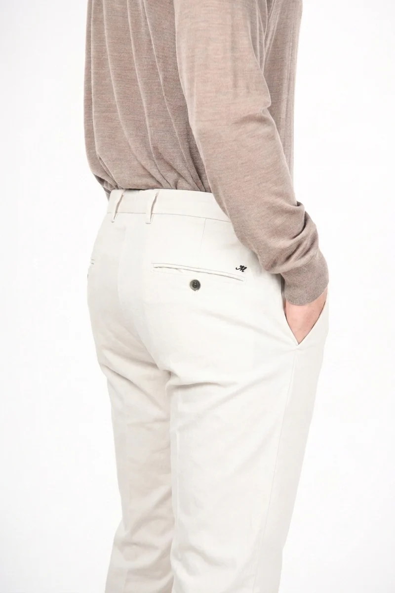 New York pantalon chino homme en gabardine stretch regular fit ①