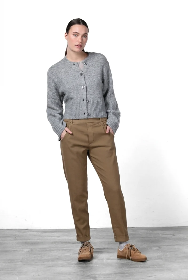 Chile Jogger pantalon cargo femme en laine relaxed fit