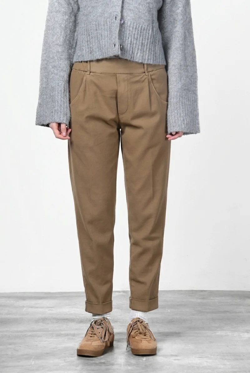Chile Jogger pantalon cargo femme en laine relaxed fit