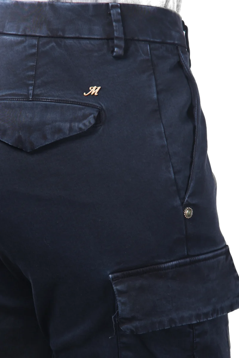 Chile City pantalon cargo femme en satin slim fit