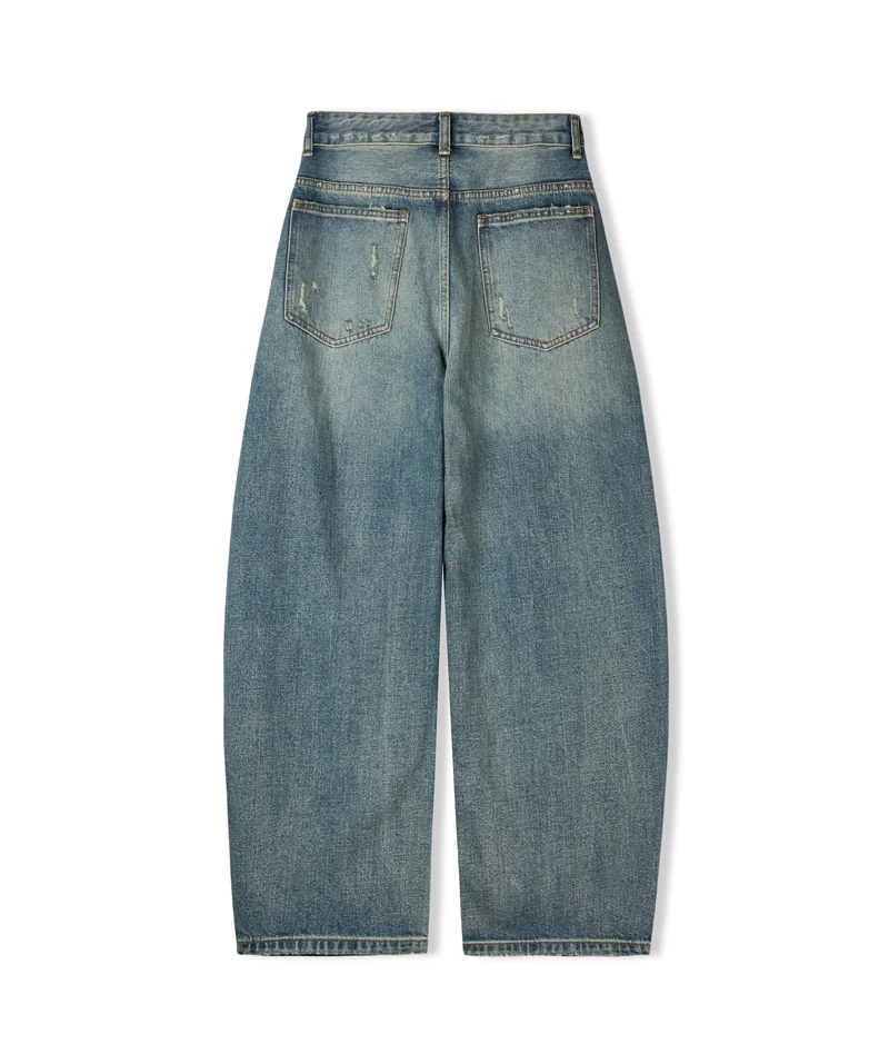 Franc Heavy Distressed Barrel Denim