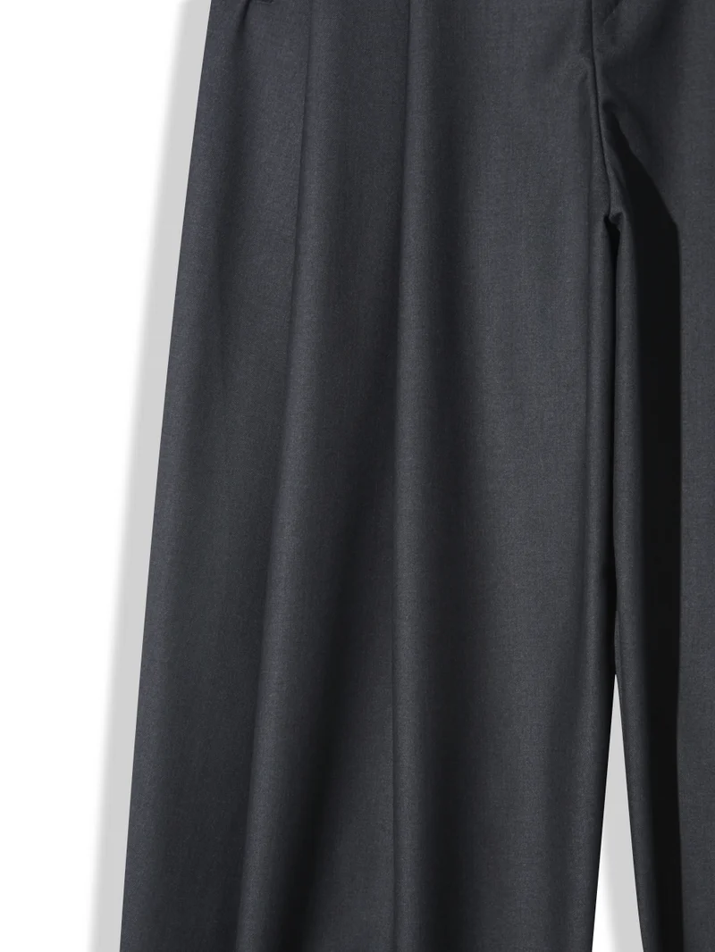 Act Double Pleat Wide Leg Slacks (Unisex)