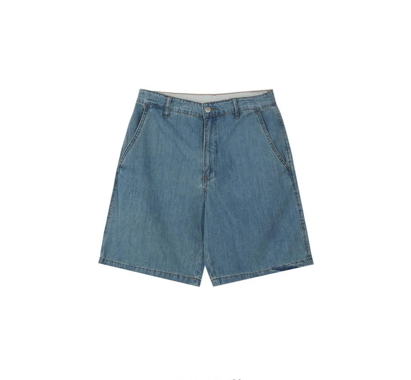 Veil Wide Bermuda Denim Shorts