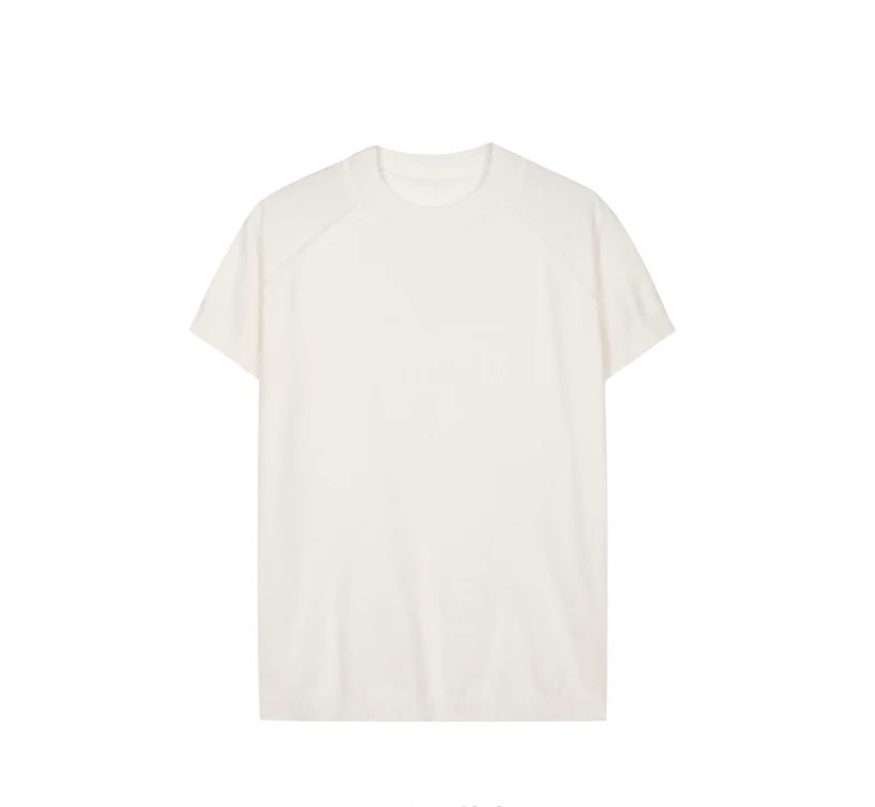 (2Pack) Veil Raglan Sleeve Crew Neck Knit Tee