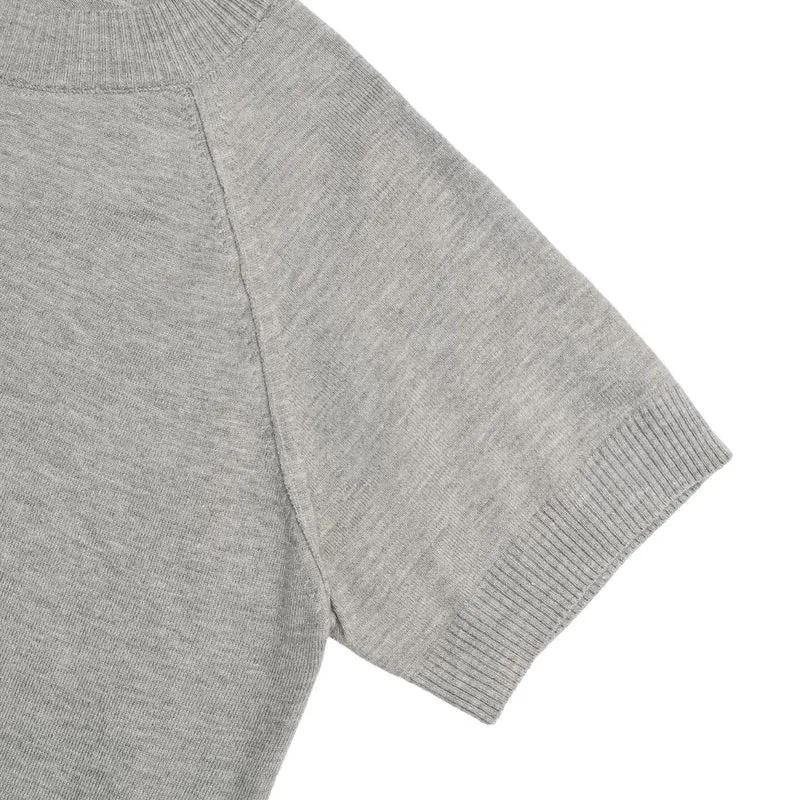 (2Pack) Veil Raglan Sleeve Crew Neck Knit Tee
