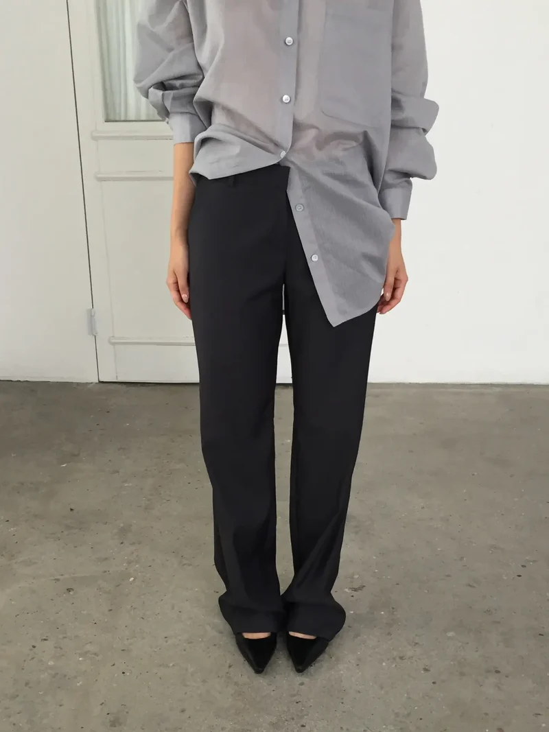 Lovemoment High Waist Flare Slacks