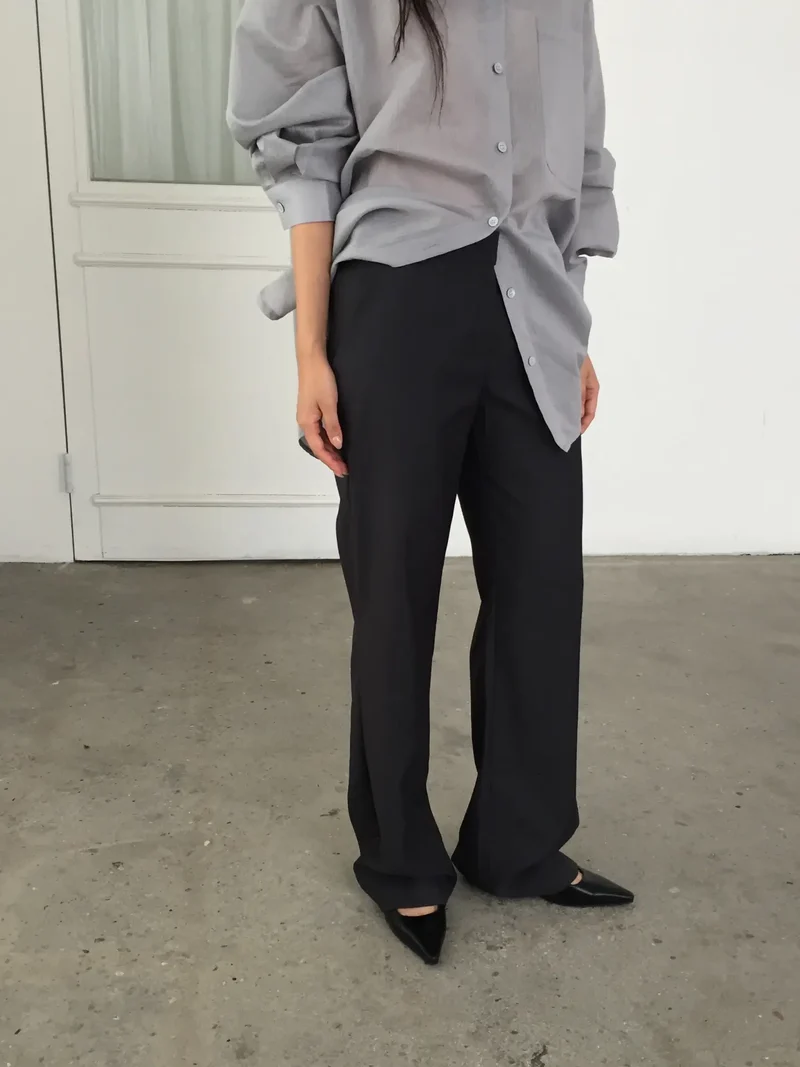 Lovemoment High Waist Flare Slacks