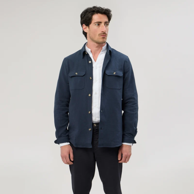 SURCHEMISE ALEX BLEU MARINE