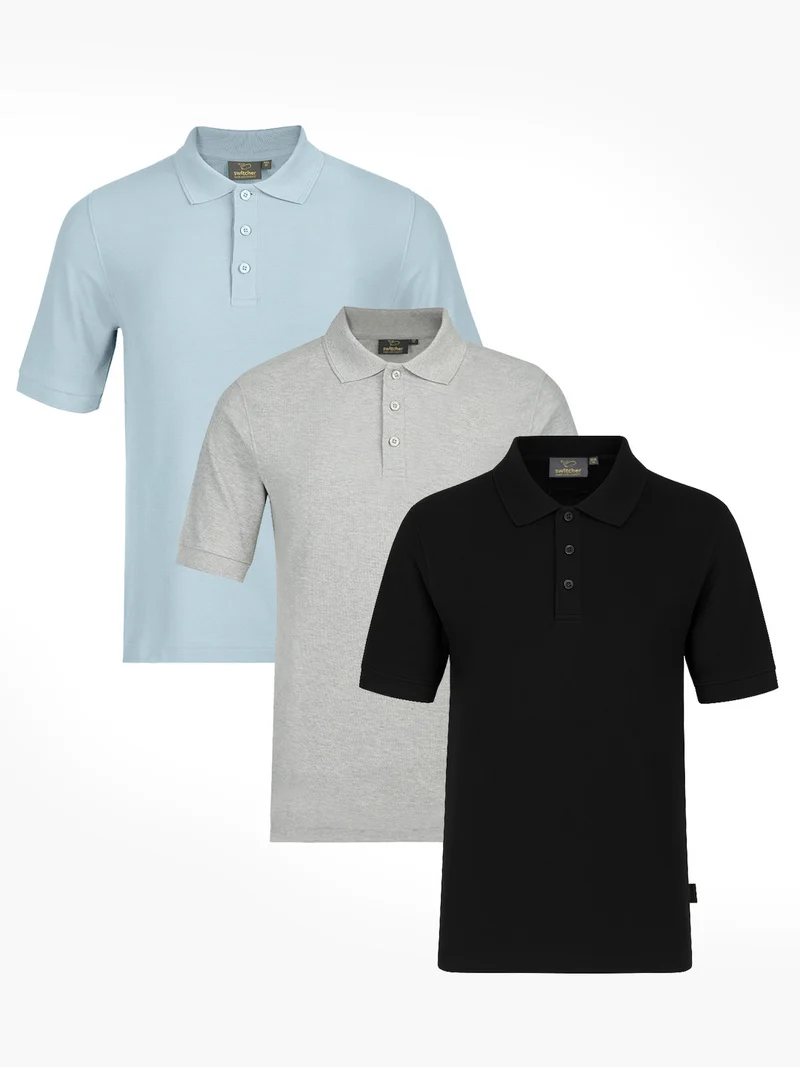 3-er-Pack Premium Piqué Bio Poloshirt John
