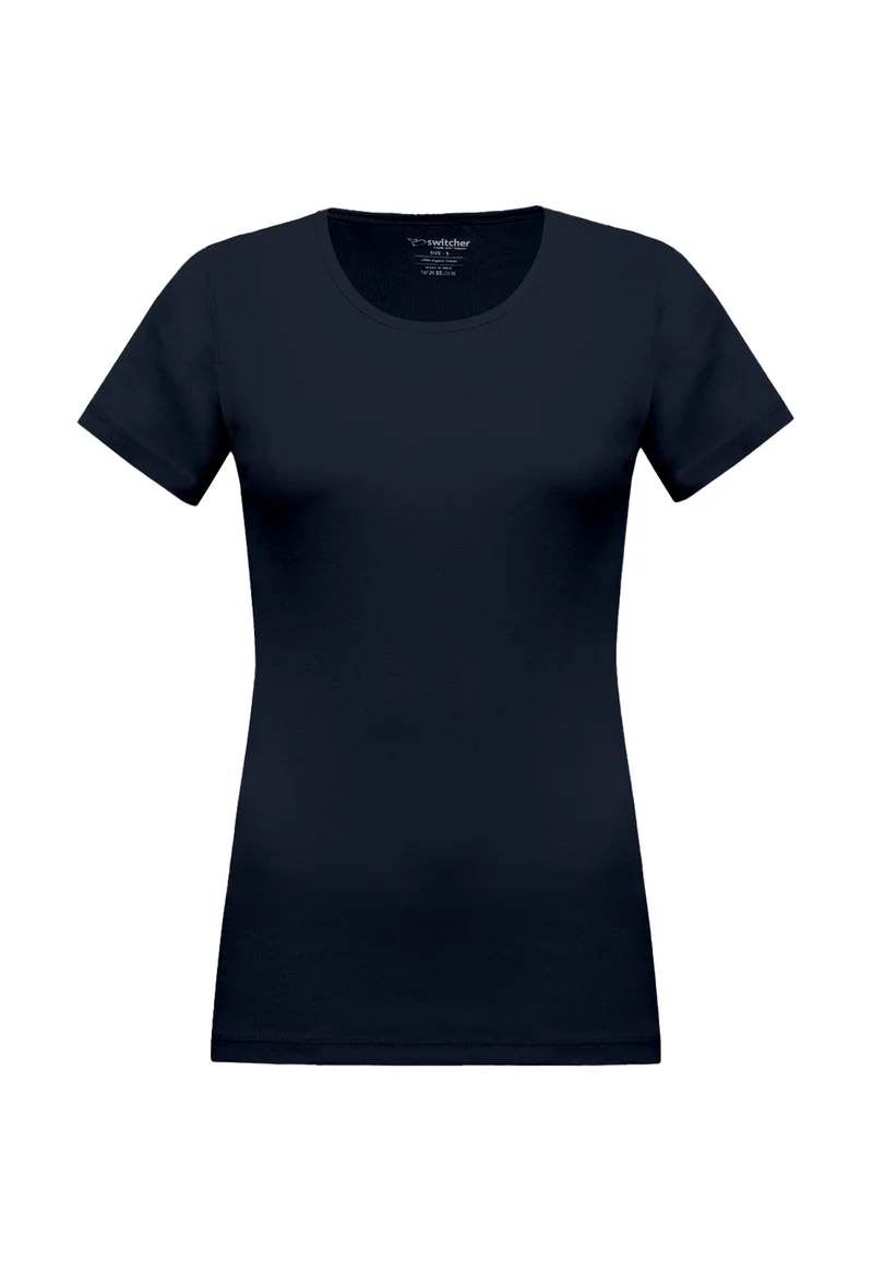 2850 Sally – Nachhaltiges Damen Rib T-Shirt mit Rundhals