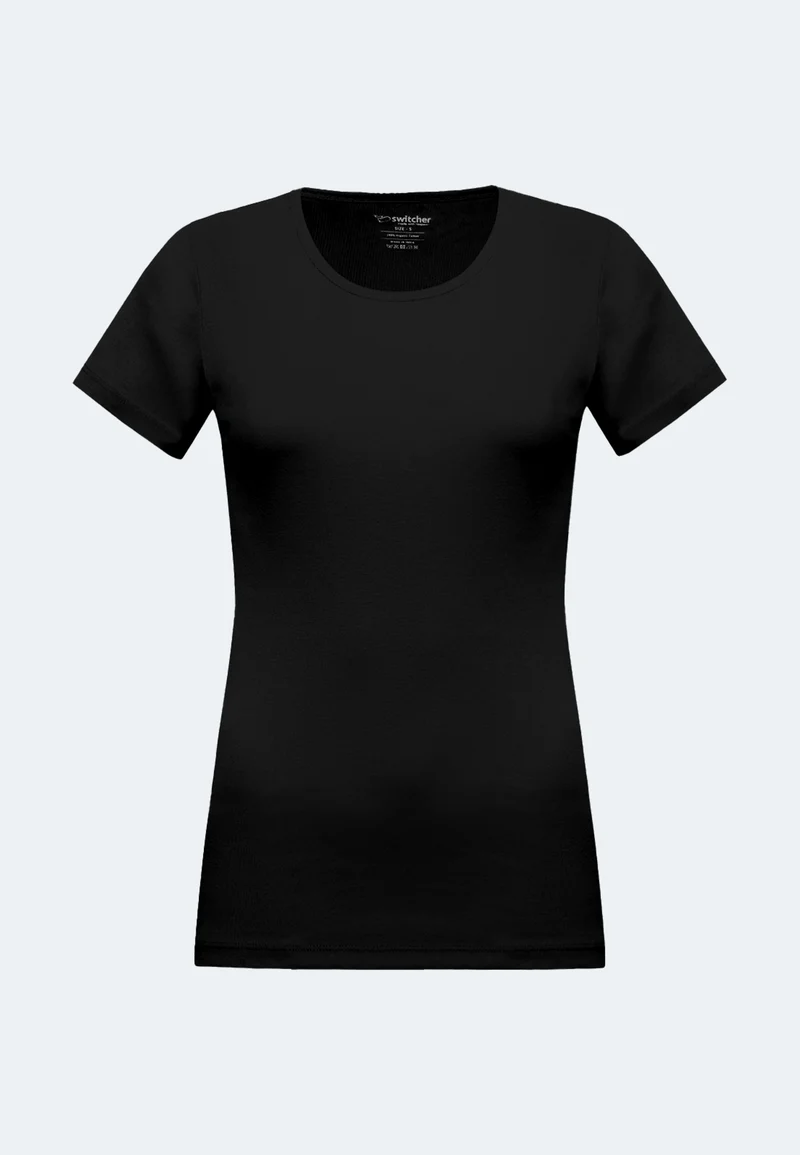 2850 Sally – Nachhaltiges Damen Rib T-Shirt mit Rundhals