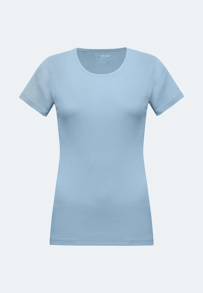 2850 Sally – Nachhaltiges Damen Rib T-Shirt mit Rundhals