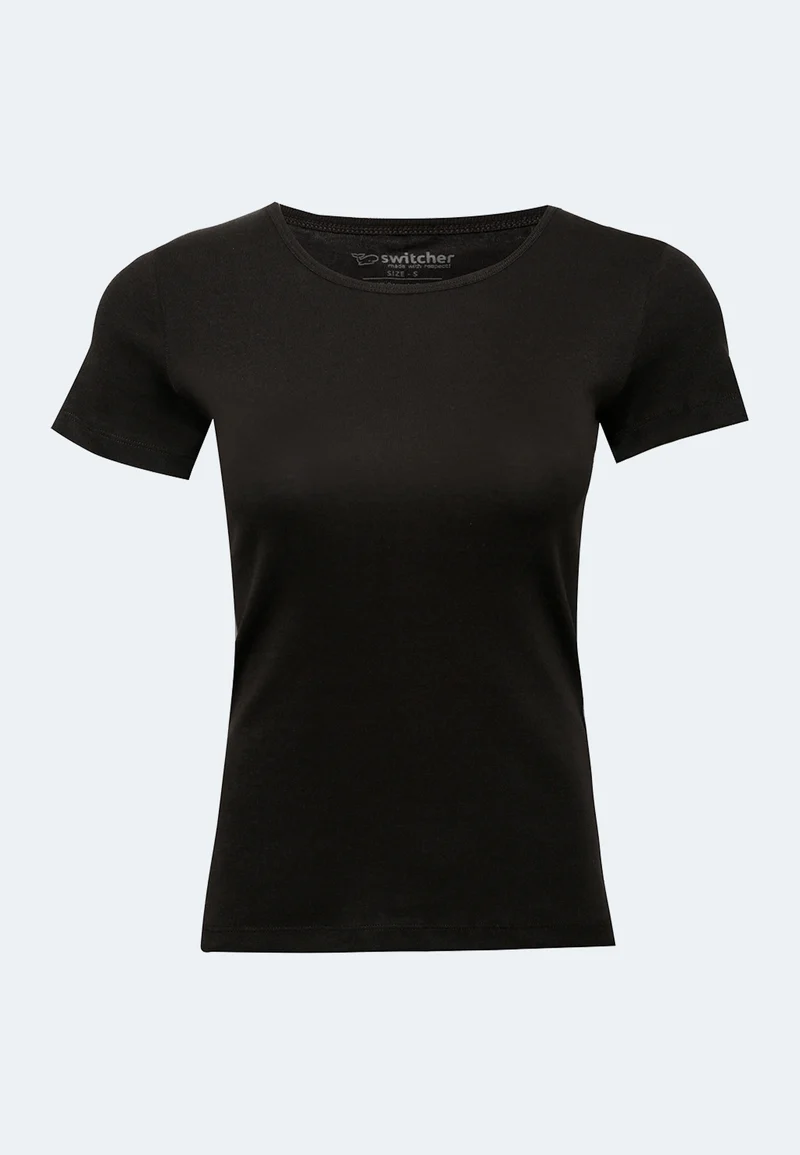 2850 Sally – Nachhaltiges Damen Rib T-Shirt mit Rundhals