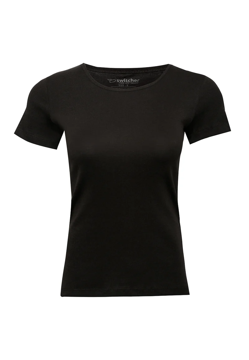 2850 Sally – Nachhaltiges Damen Rib T-Shirt mit Rundhals