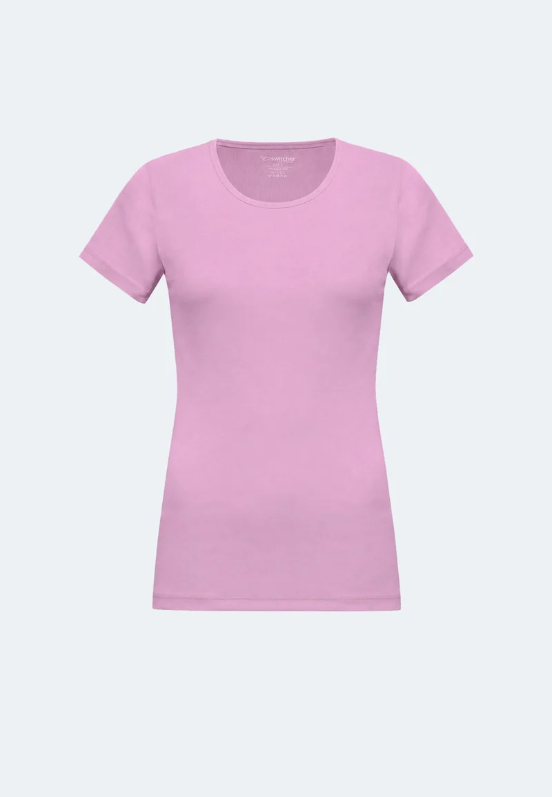 2850 Sally – Nachhaltiges Damen Rib T-Shirt mit Rundhals