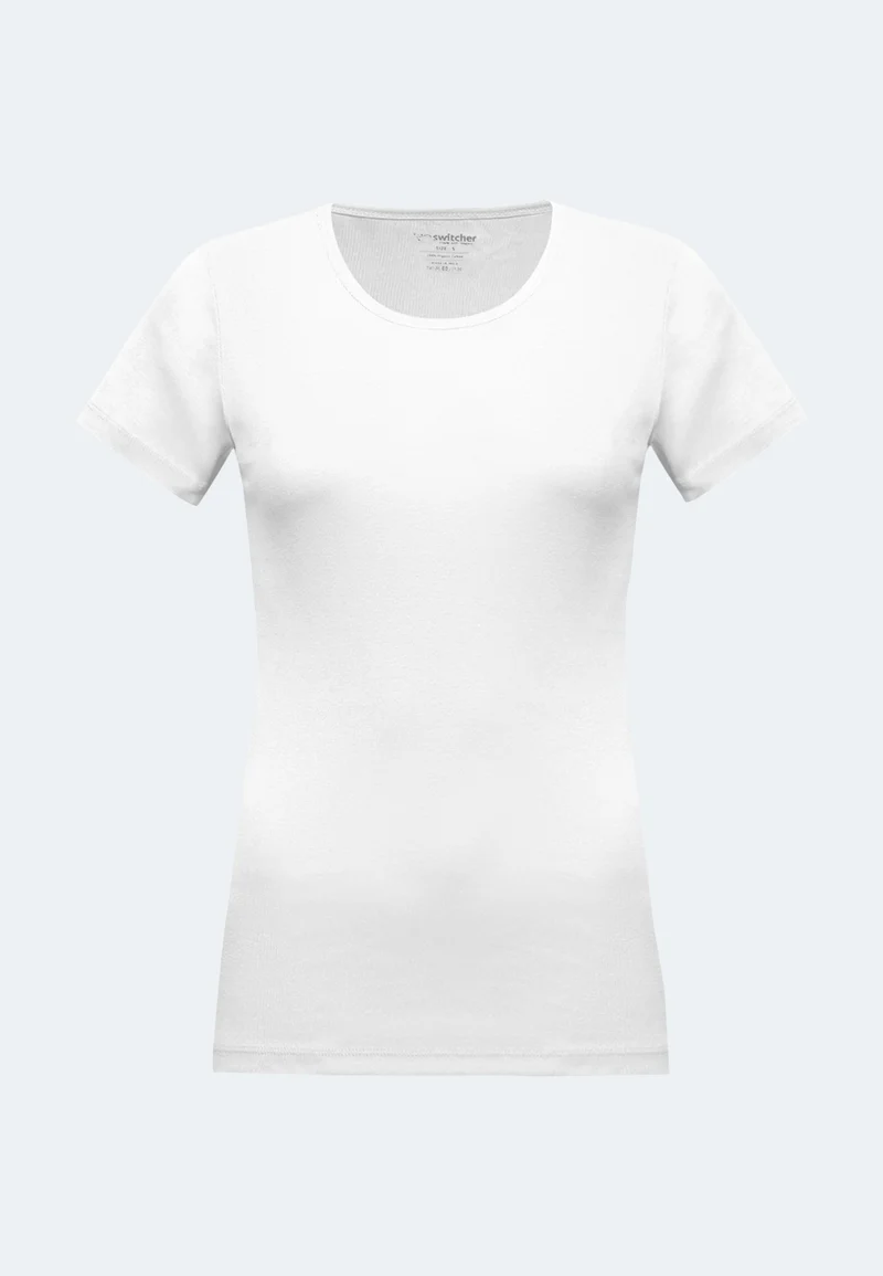 2850 Sally – Nachhaltiges Damen Rib T-Shirt mit Rundhals
