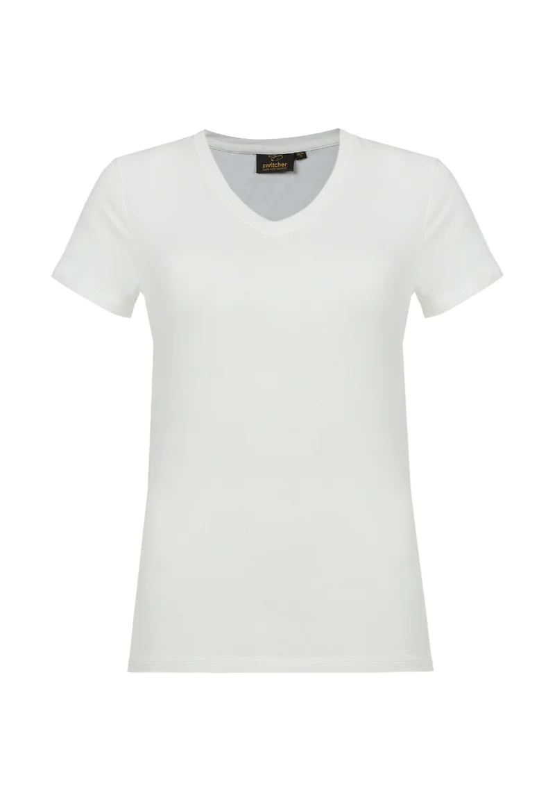 2276 Giorgia – Stretch T-Shirt V-Neck Damen