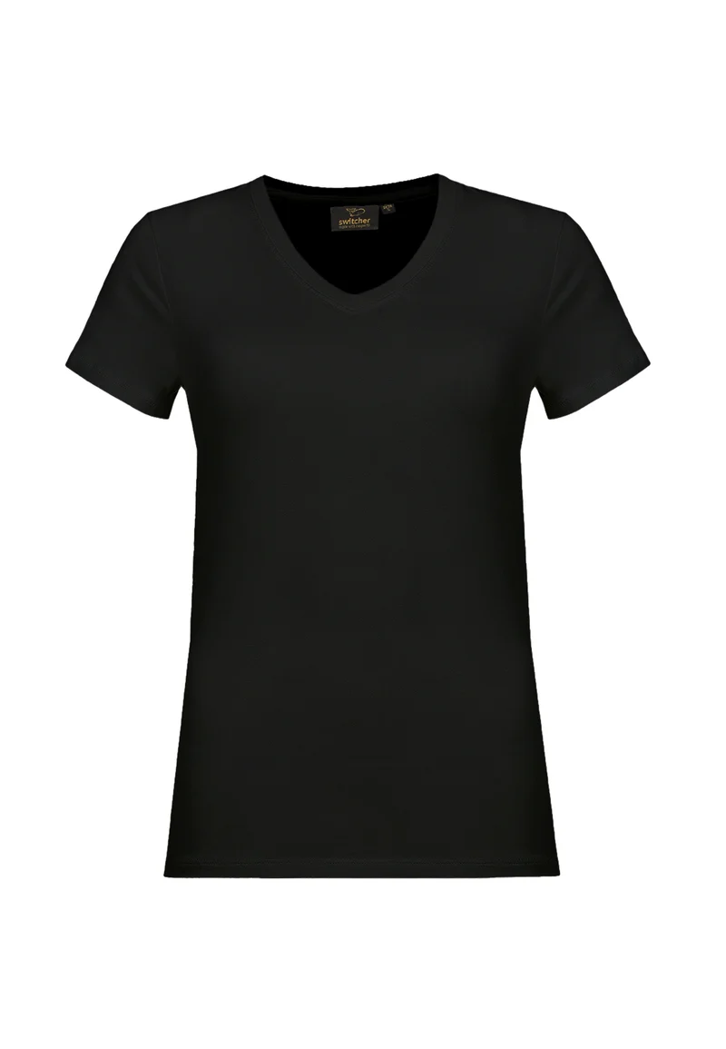 2276 Giorgia – Stretch T-Shirt V-Neck Damen