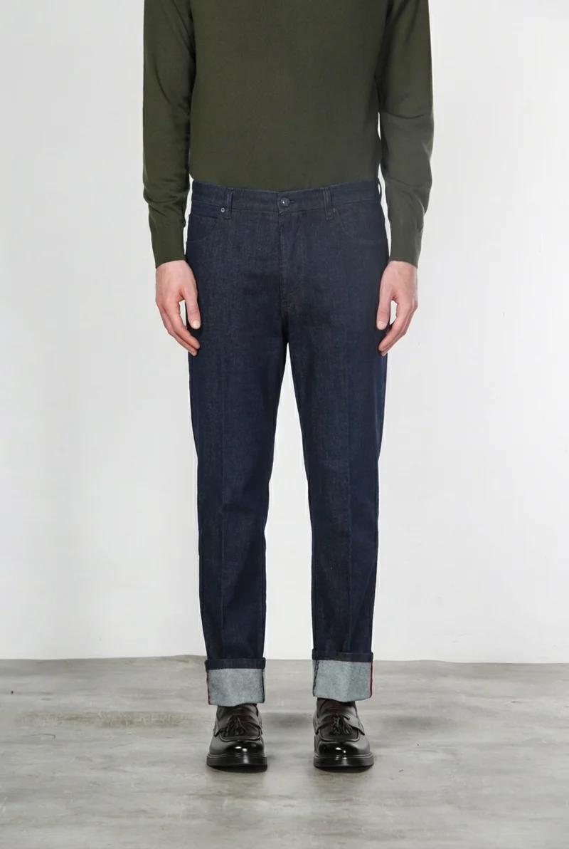 Harris pantalon 5 poches homme en techno denim stretch carrot fit