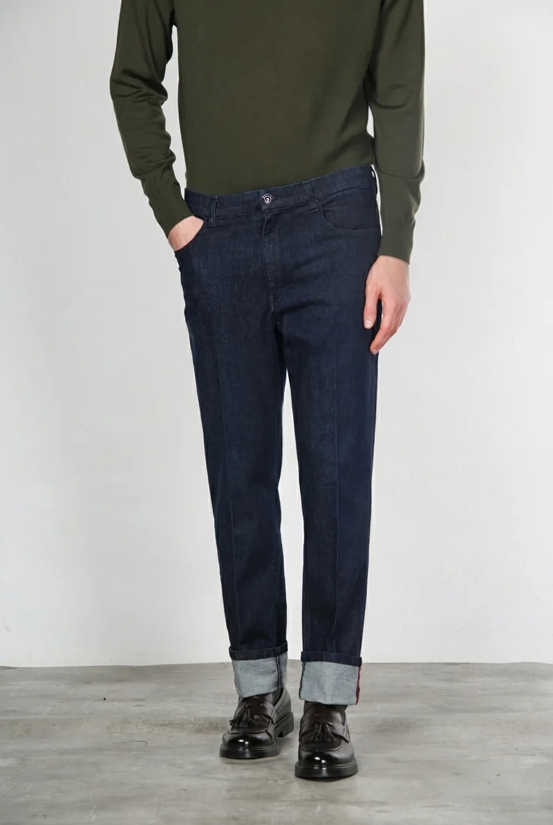 Harris pantalon 5 poches homme en techno denim stretch carrot fit