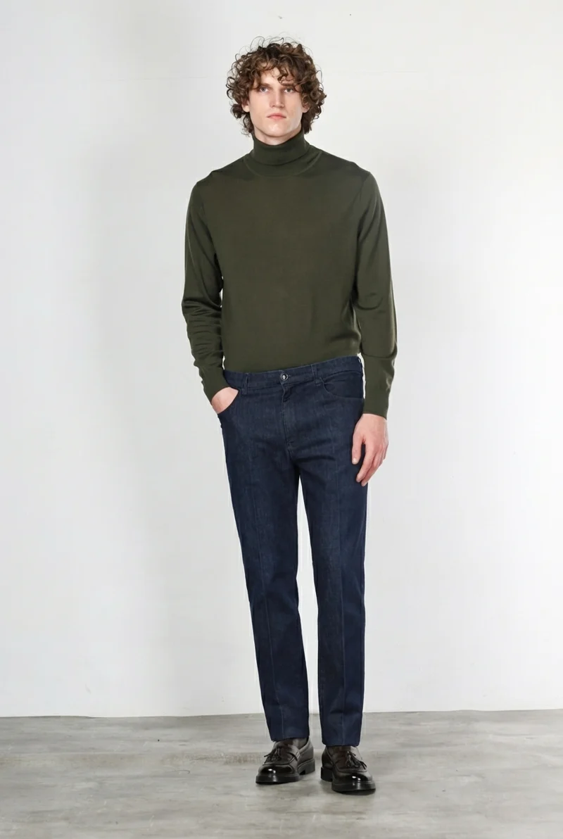 Harris pantalon 5 poches homme en techno denim stretch carrot fit