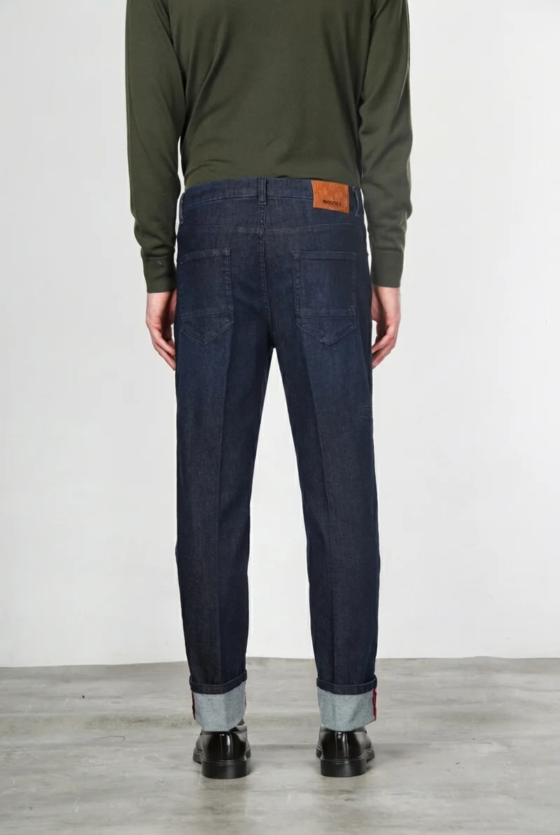 Harris pantalon 5 poches homme en techno denim stretch carrot fit