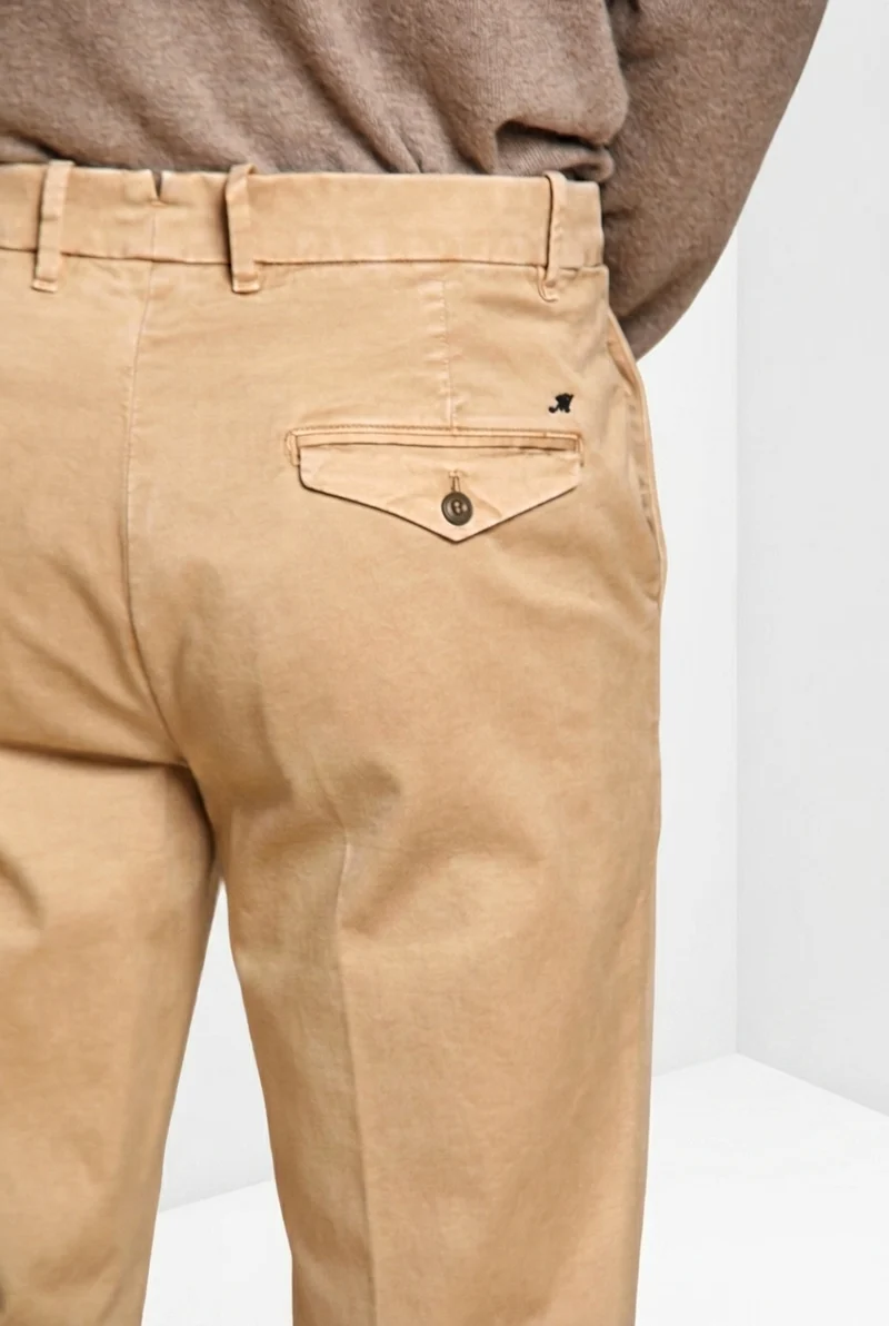 Chinos pantalon chino homme en gabardine relaxed fit