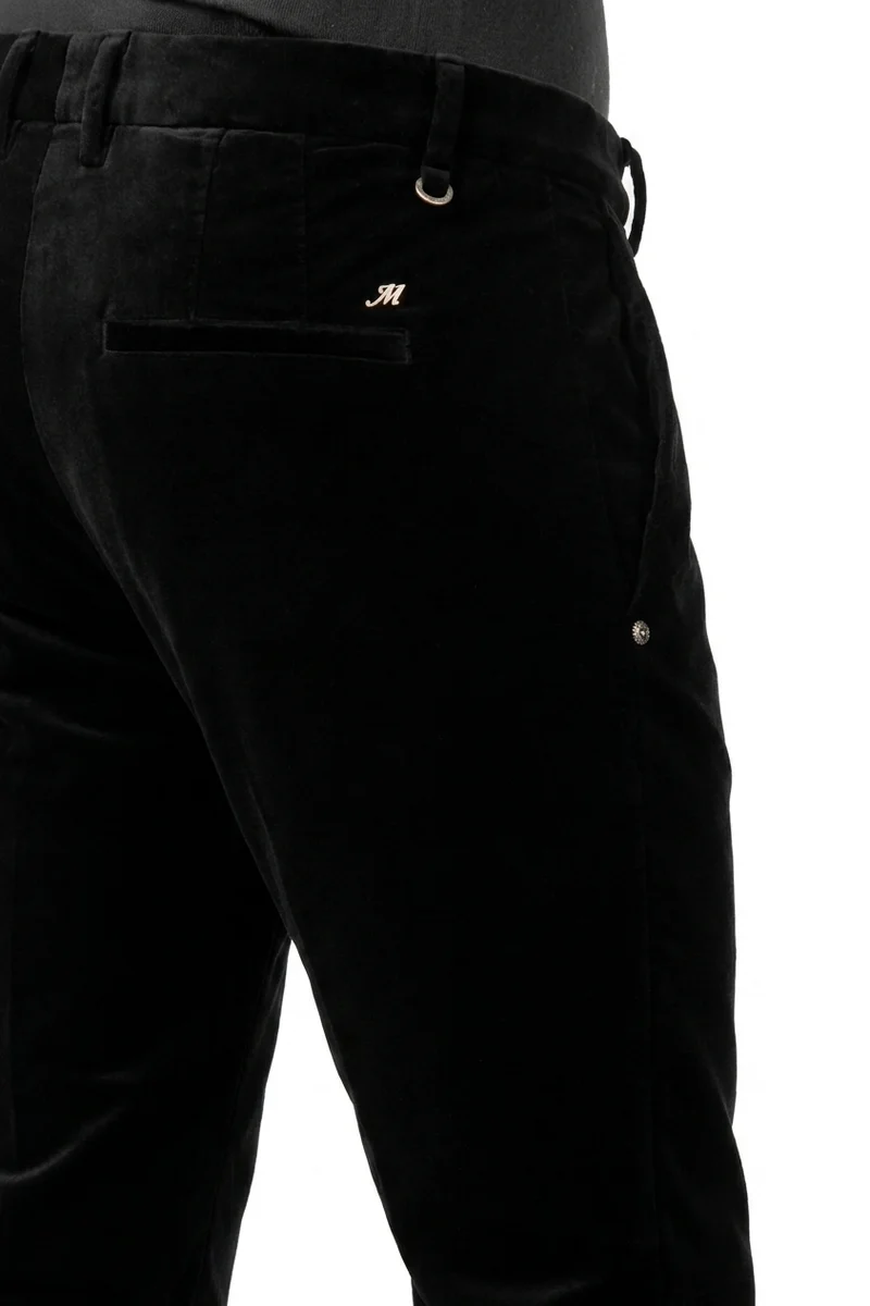 New York Carrot pantalon chino femme en velours lisse, carrot fit ①