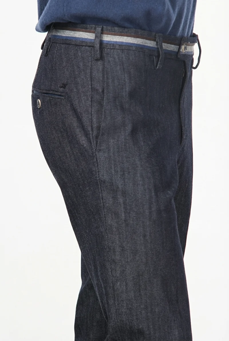 New York Winter pantalon chino homme en denim stretch, regular fit