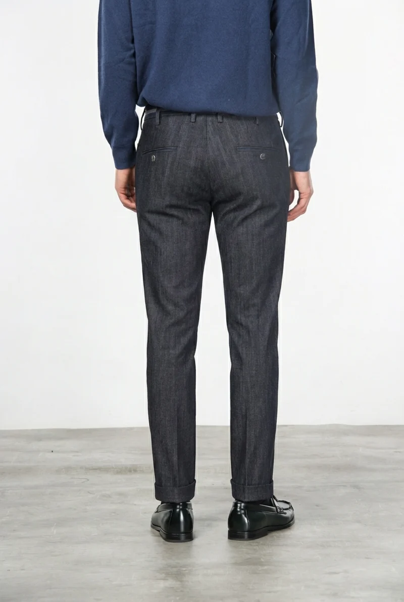 New York Winter pantalon chino homme en denim stretch, regular fit