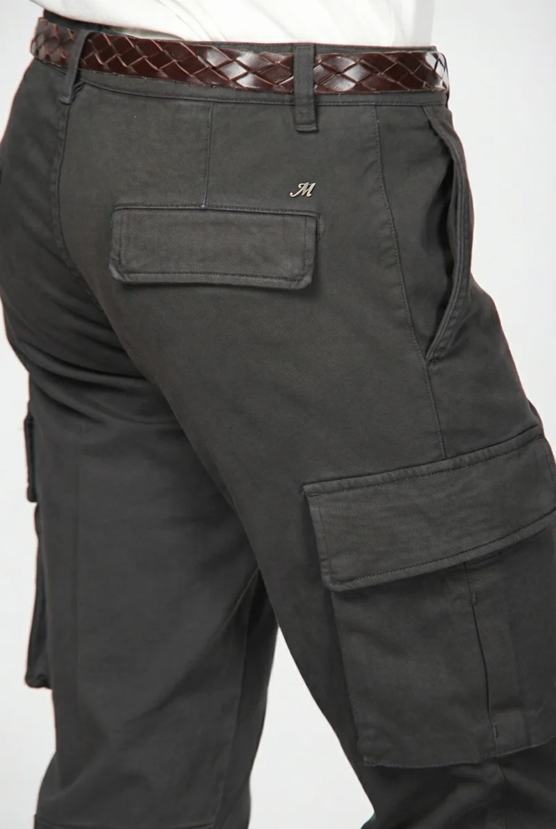 Chile pantalon cargo homme en coton stretch à armure diagonale, regular fit