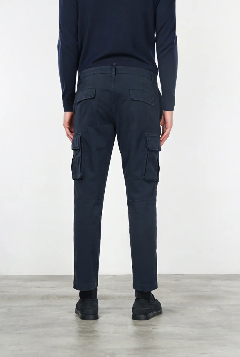 Chile pantalon cargo homme en coton stretch à armure diagonale, regular fit