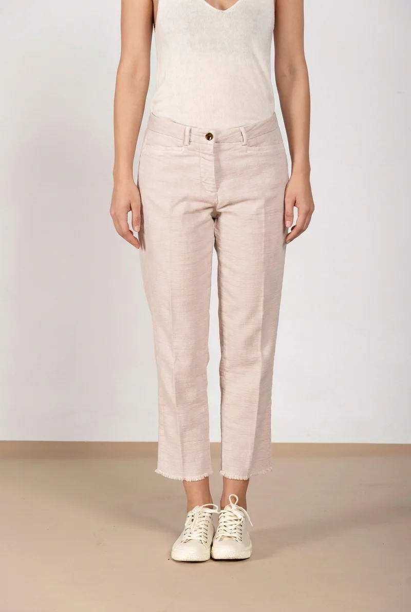 New York Carrot pantalon chino femme en natté carrot fit
