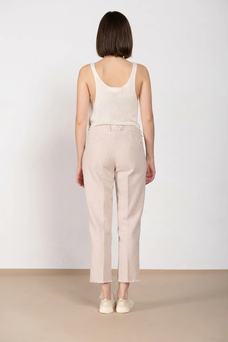 New York Carrot pantalon chino femme en natté carrot fit