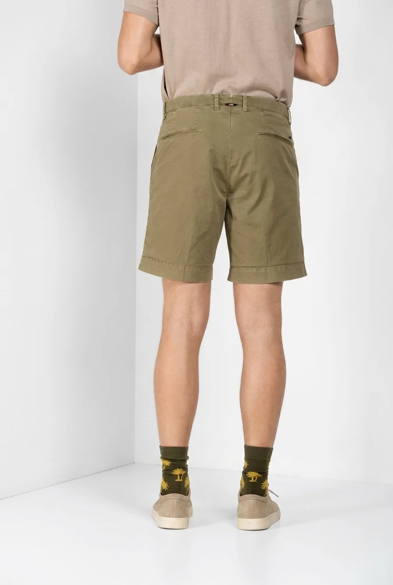 Boston delamere bermuda chino homme en twill stretch relaxed fit