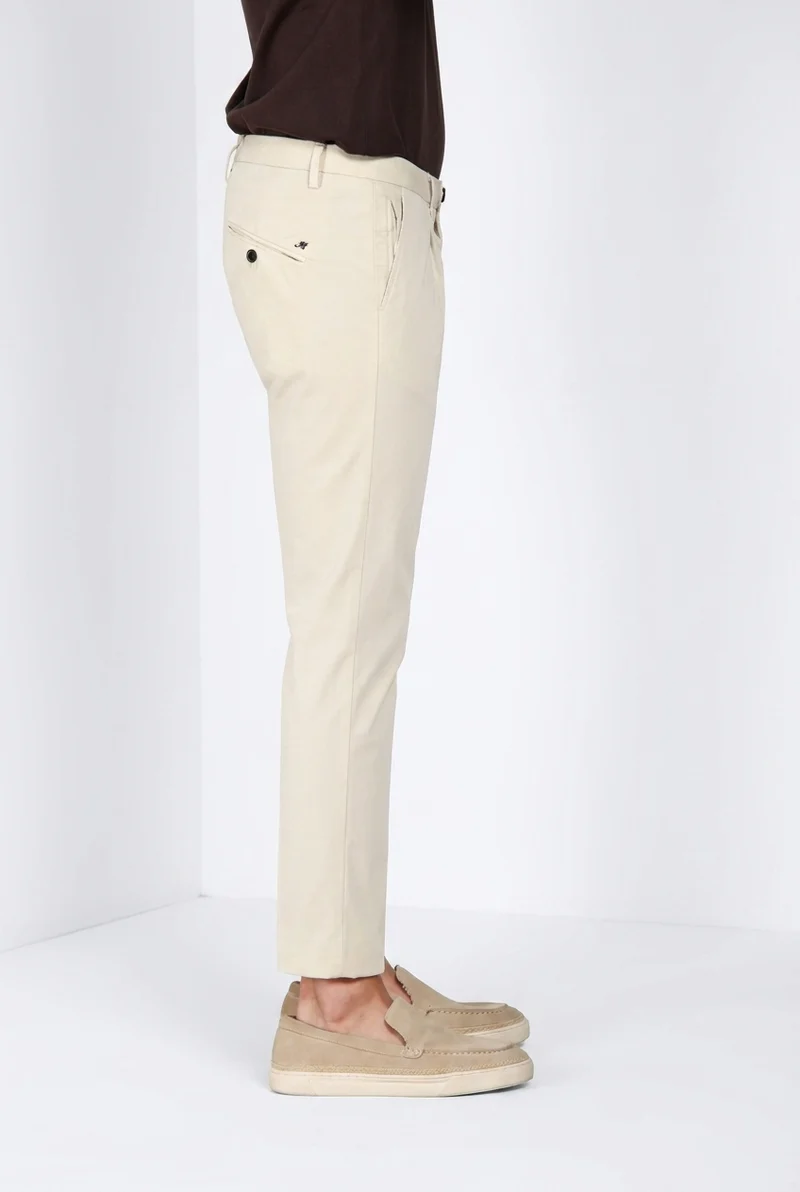 Osaka 1 Pince delamere pantalon chino homme en gabardine stretch carrot fit