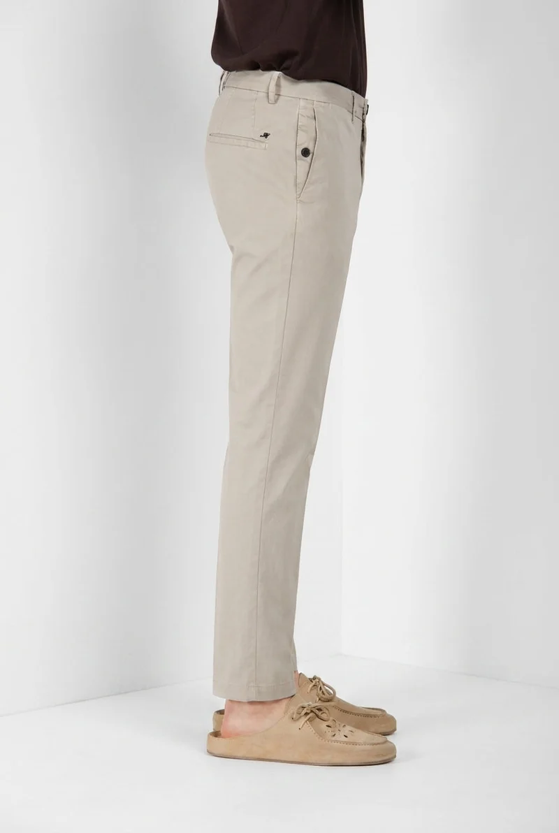 New York delamere pantalon chino homme en twill léger stretch regular fit