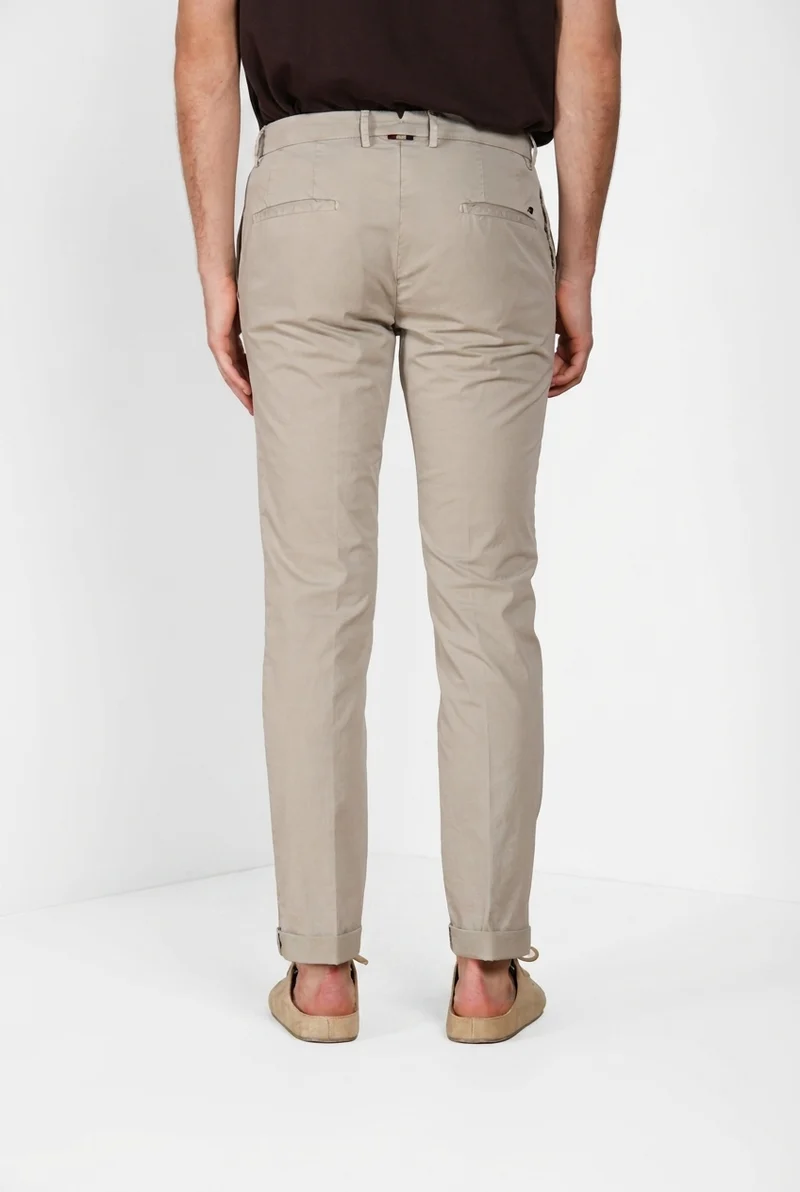New York delamere pantalon chino homme en twill léger stretch regular fit