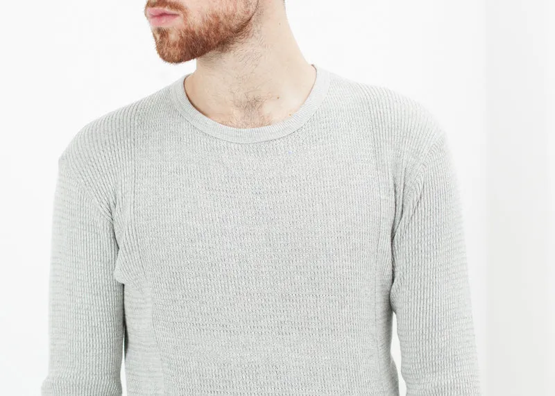Waffle Knit Long Sleeve Tee