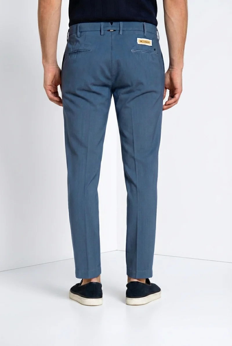 New York pantalon chino homme en twill laine regular fit
