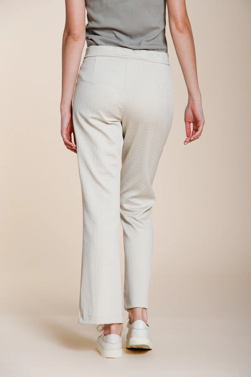 Easy Kick pantalon chino jogger femme en jersey slim fit