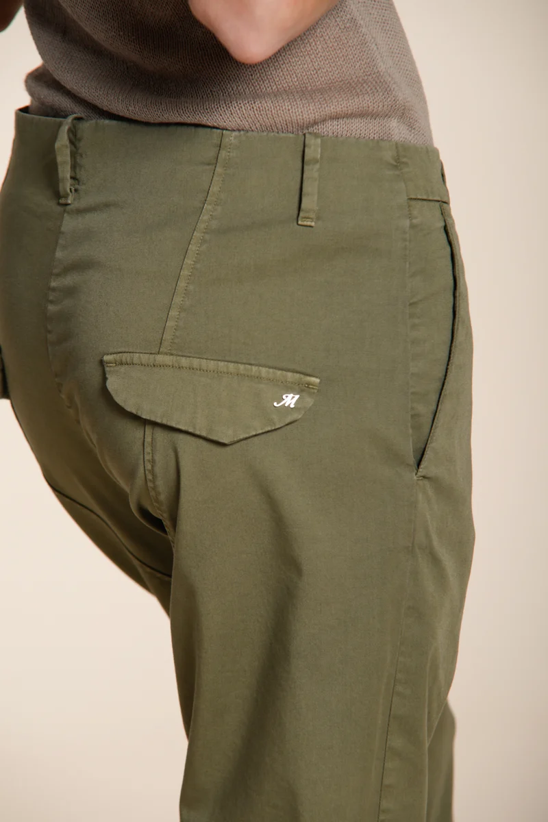 Malibu Jogger pantalon chino femme en gabardine carrot fit