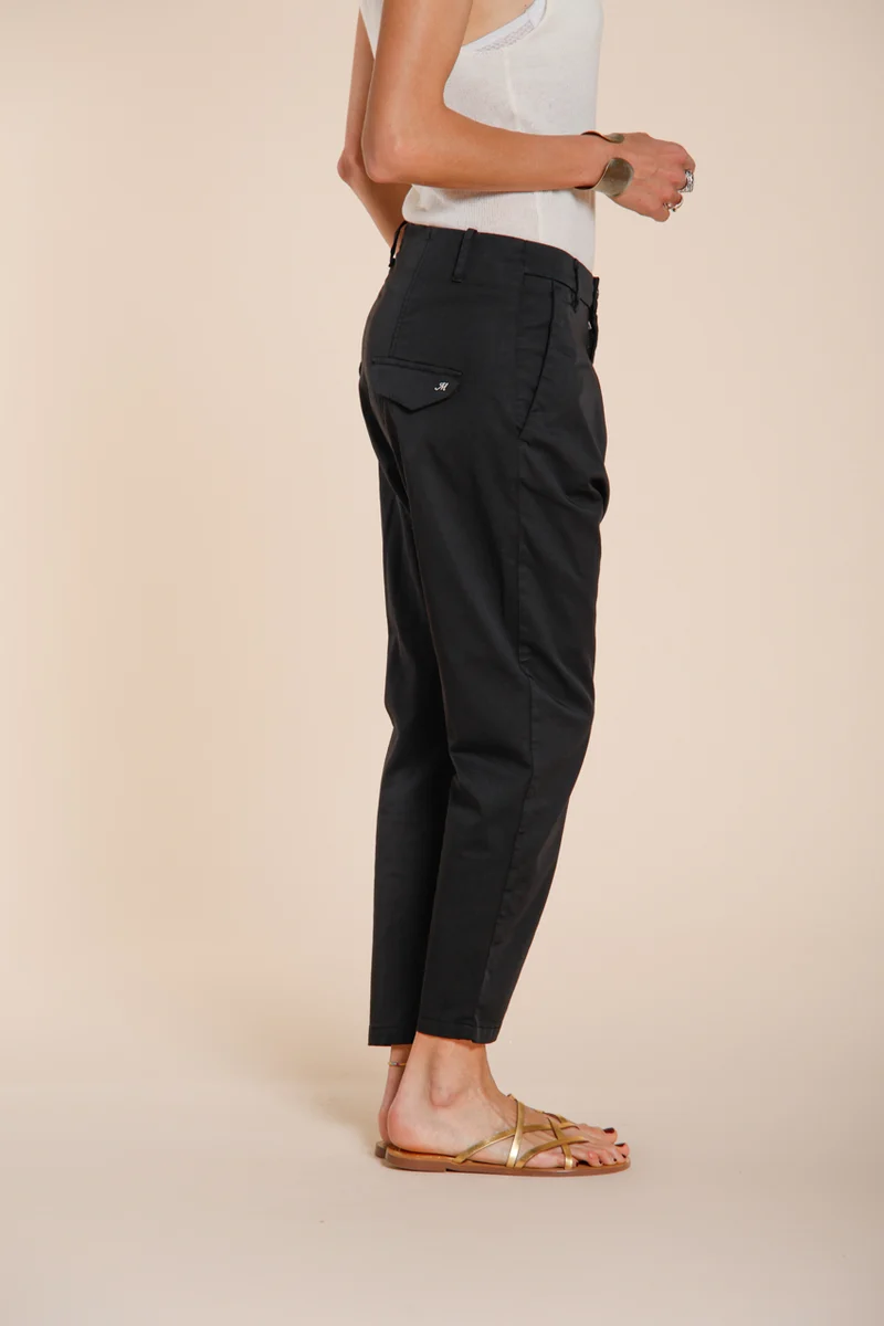 Malibu Jogger pantalon chino femme en gabardine carrot fit